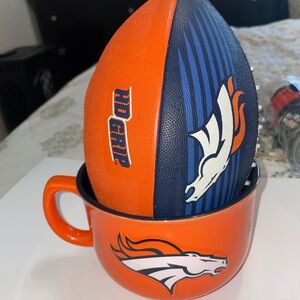 Denver Broncos Junior Football and Mug Set
